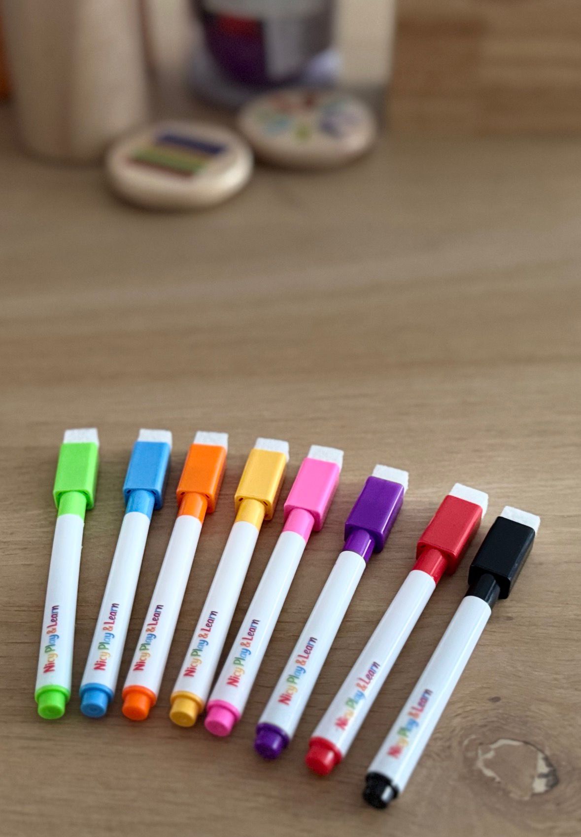 Lot de 8 feutres effaçables