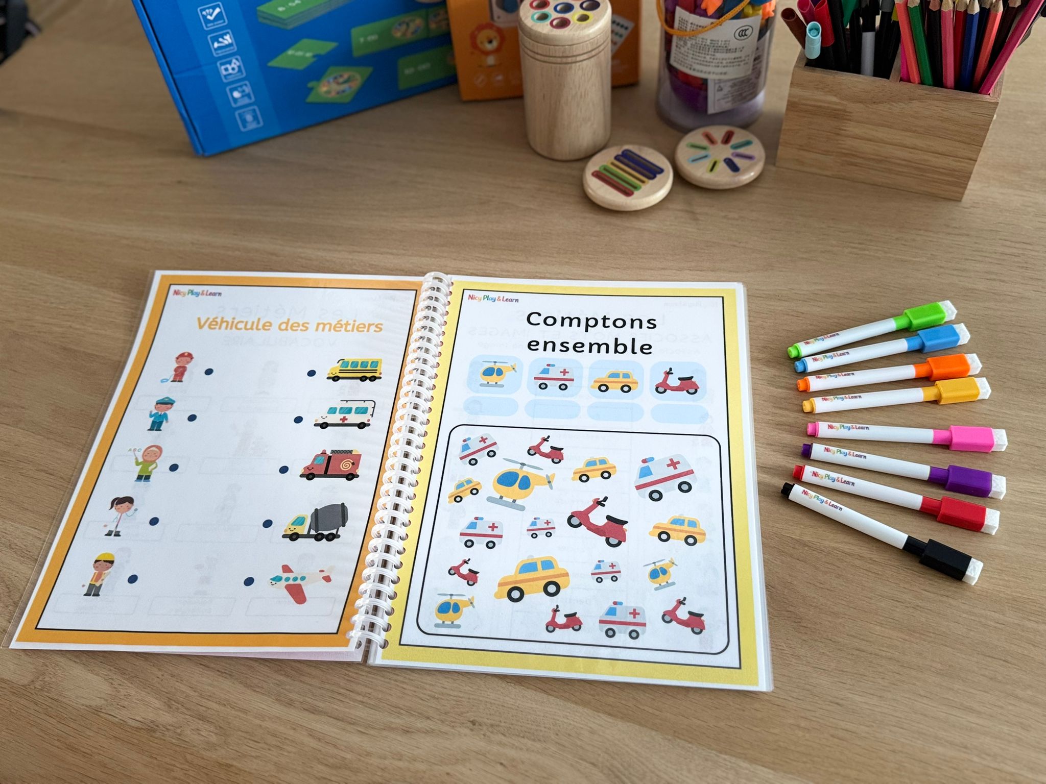 Grand Livrets des Métiers, Fruits, Légumes, Animaux et Emotions