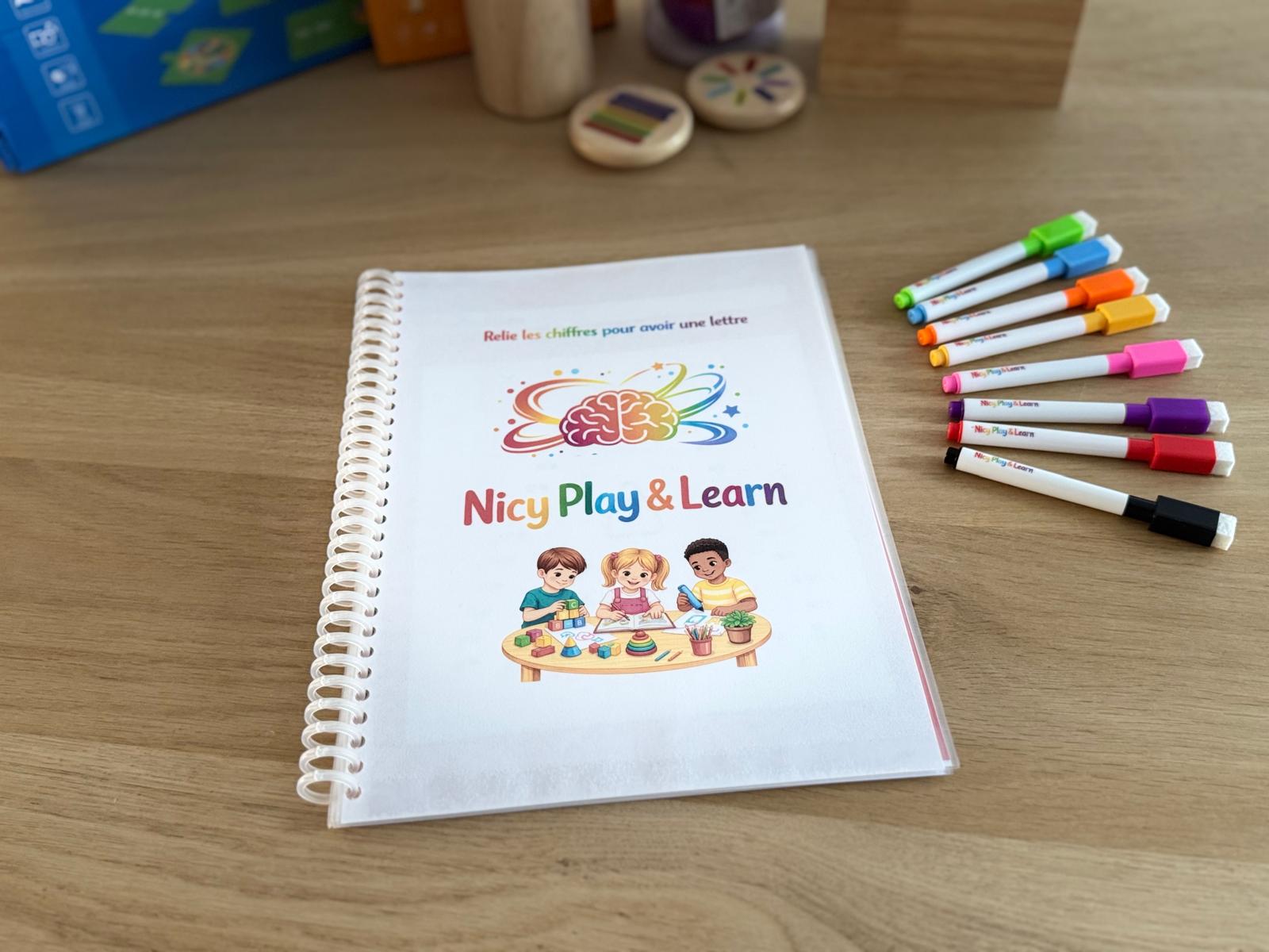 Lettre relier par des chiffres