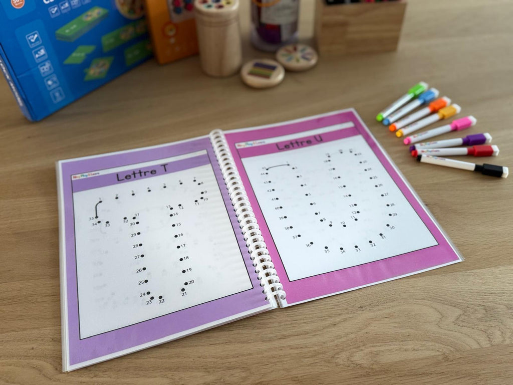 Lettre relier par des chiffres